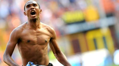 Samuel Eto'o, 32 anni, due anni fa ha lasciato l'Inter per trasferirsi all'Anzhi. Ansa