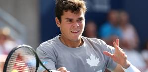 Milos Raonic, 22 anni, montenegrino di passaporto canadese. Reuters