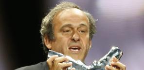Michel Platini, presidente dell'Uefa. Afp