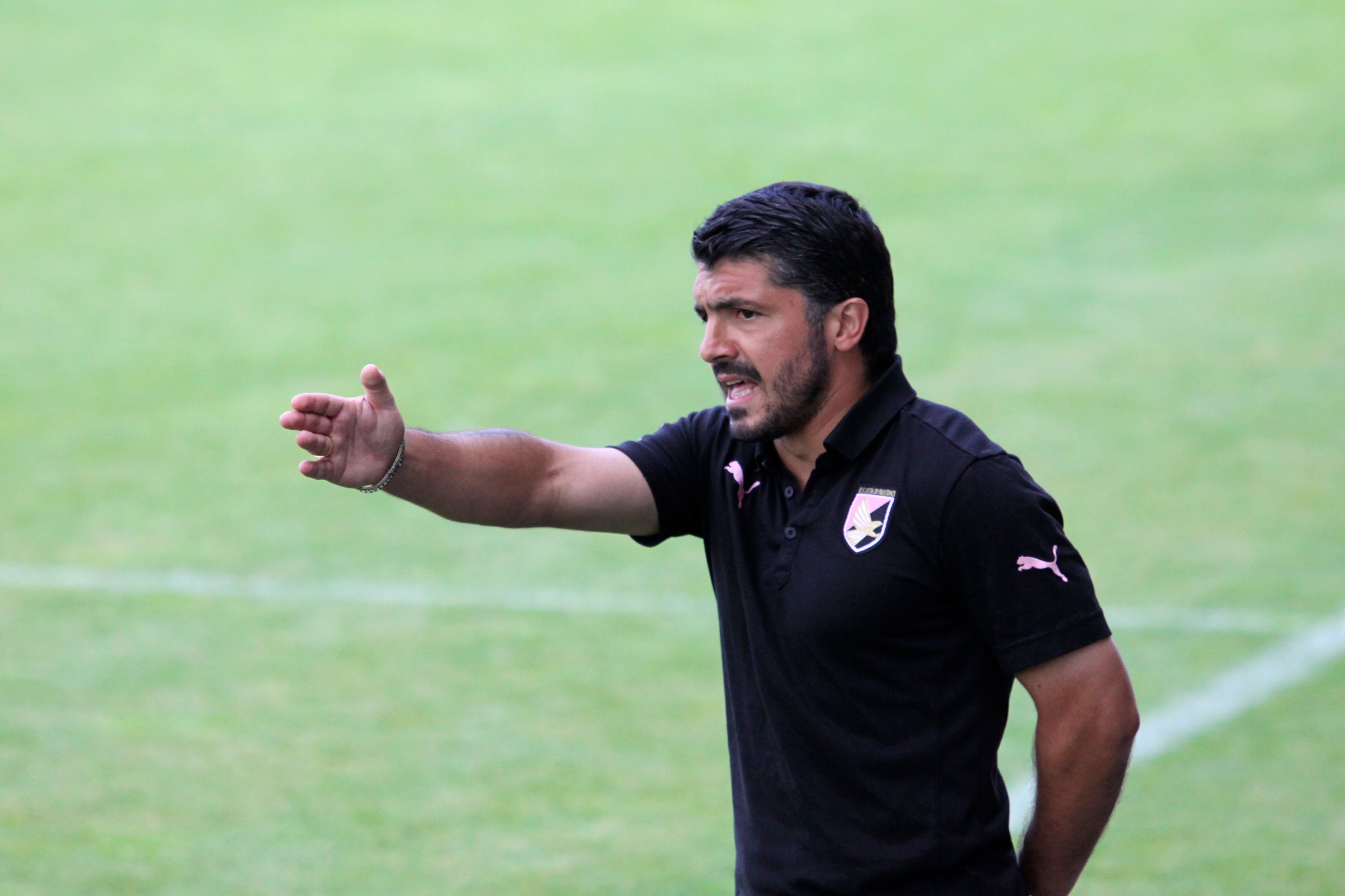 Il tecnico del Palermo Gennaro Gattuso