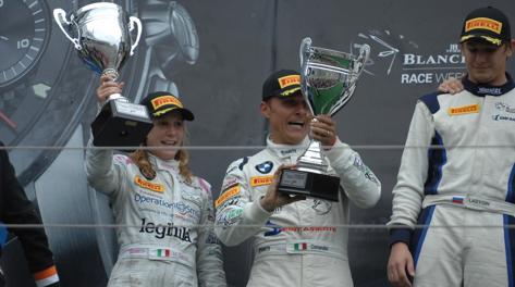 Michela Cerruti e Stefano Comandini al Nurburgring