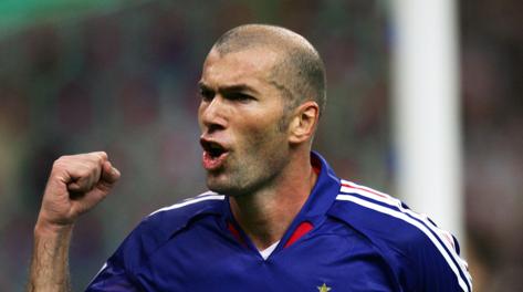 Zidane ai tempi della nazionale. Afp