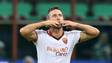 Francesco Totti, 37 anni, 3 gol in campionato. Ansa