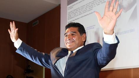 Diego Armando Maradona, 52 anni, in Gazzetta. Ansa