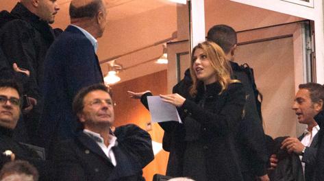Barbara Berlusconi non si  persa Milan-Barcellona.