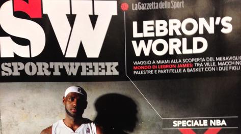 La copertina di Sportweek, in edicola sabato con La Gazzetta dello Sport.