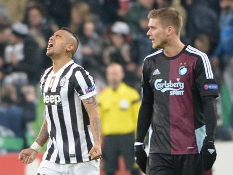 Juventus-Copenaghen 3-1, tripletta di Vidal: per gli ottavi basta un pari  con il Galatasaray - La Gazzetta dello Sport