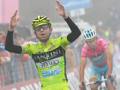 Santambrogio trionfa a Bardonecchia al Giro 2013. Ansa