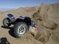 Il buggy di Sainz nelle dune di Antofagasta. Ap