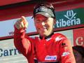 Chris Horner, 42 anni, festeggia alla Vuelta 2013. Epa