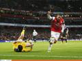 Oxlade-Chamberlain festeggia il suo primo gol in Arsenal-Crystal Palace. Reuters