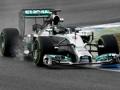 La Mercedes di Rosberg a Jerez. Afp
