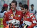 Felipe Massa, 32 anni e Michael Schumacher, 45 Studio Colombo