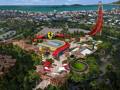 Un'immagine del progetto Ferrari Land, previsto per il 2016 a PortAventura, vicino a Barcellona