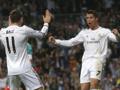 Gareth Bale, 24 anni, festeggia con Cristiano Ronaldo, 29. Reuters