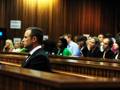 Oscar Pistorius in tribunale. Afp