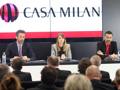 Barbara Berlusconi alla presentazione di Casa Milan. Ansa