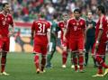 La delusione del Bayern a fine partita. Reuters