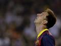 Non  un momento felice per Leo Messi. Afp