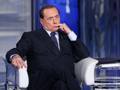 Silvio Berlusconi durante la registrazione di Porta a Porta. Ansa