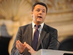 Il presidente del Consiglio dei Ministri, Matteo Renzi. LaPresse