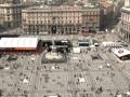 La Fan Zone allestita in piazza del Duomo a Milano e aperta da gioved a domenica