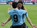 Suarez e Cavani, la coppia dell'Uruguay. Epa