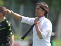 Pippo Inzaghi, allenatore del Milan. Fotogramma