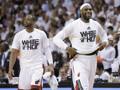 Dwyane Wade, 32 anni, e LeBron James, 29: giocano insieme dal 2010. LaPresse