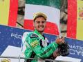 Romano Fenati festeggia la vittoria in Moto3 al Mugello
