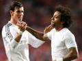 Marcelo con Gareth Bale. Action Images