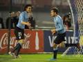 Edison Cavani e  Christian Stuani hanno firmato il 2-0 dell'Uruguay sulla Slovenia. Afp