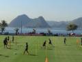 Lo splendido panorama del campo d'allenamento dell'Inghilterra a Rio