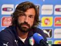 Andra Pirlo in conferenza stampa. Afp