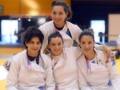 Le spadiste di bronzo: Bianca Del Carretto, Rossella Fiamingo, Francesca Quondamcarlo e Mara Navarria. Bizzi