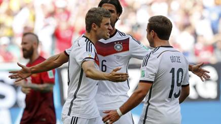 WM Deutschland-Portugal 4:0: Hattrick von Müller, Tor von Hummels, Platzverweis für Pepe