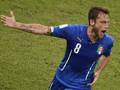 Claudio Marchisio, 28 anni, è il giocatore dell'Italia che ha corso di più contro l'Inghilterra. Afp