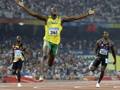 Il giamaicano Usain Bolt. Lapresse 