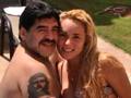 Maradona e l'ex fidanzata Rocio Oliva