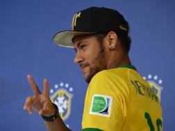 Il fuoriclasse brasiliano Neymar. Afp