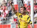 Ciro Immobile al suo primo gol con la maglia del Borussia Dortmund. Getty