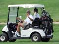 Obama sul golf car