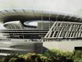 Il progetto del nuovo stadio della Roma. Ap