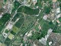 Una veduta aerea della pista e del parco di Monza