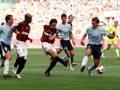 Il gol di Inzaghi contro la Lazio alla prima giornata del 2006-2007. LaPresse