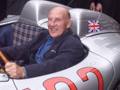 Stirling Moss su Mercedes a una rievocazione della Mille Miglia
