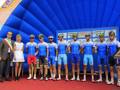 Gli azzurri al Memorial Pantani di Cenesenatico. Bettini