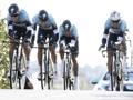 La Omega Pharma nella cronosquadre dei Mondiali di Toscana. Bettini