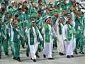 La delegazione dell'Arabia Saudita alla cerimonia inaugurale