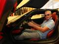 Eddie Irvine, 48 anni, in visita a Maranello